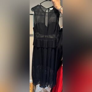 Sandro Black Sleeveless Dress